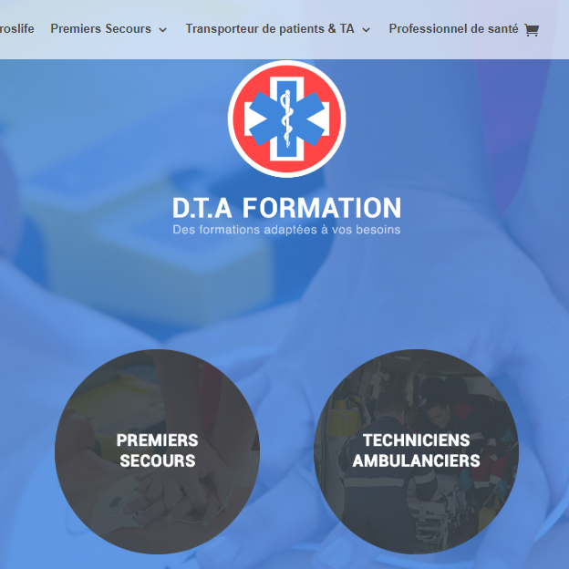 Création nouveau site DTA Formation